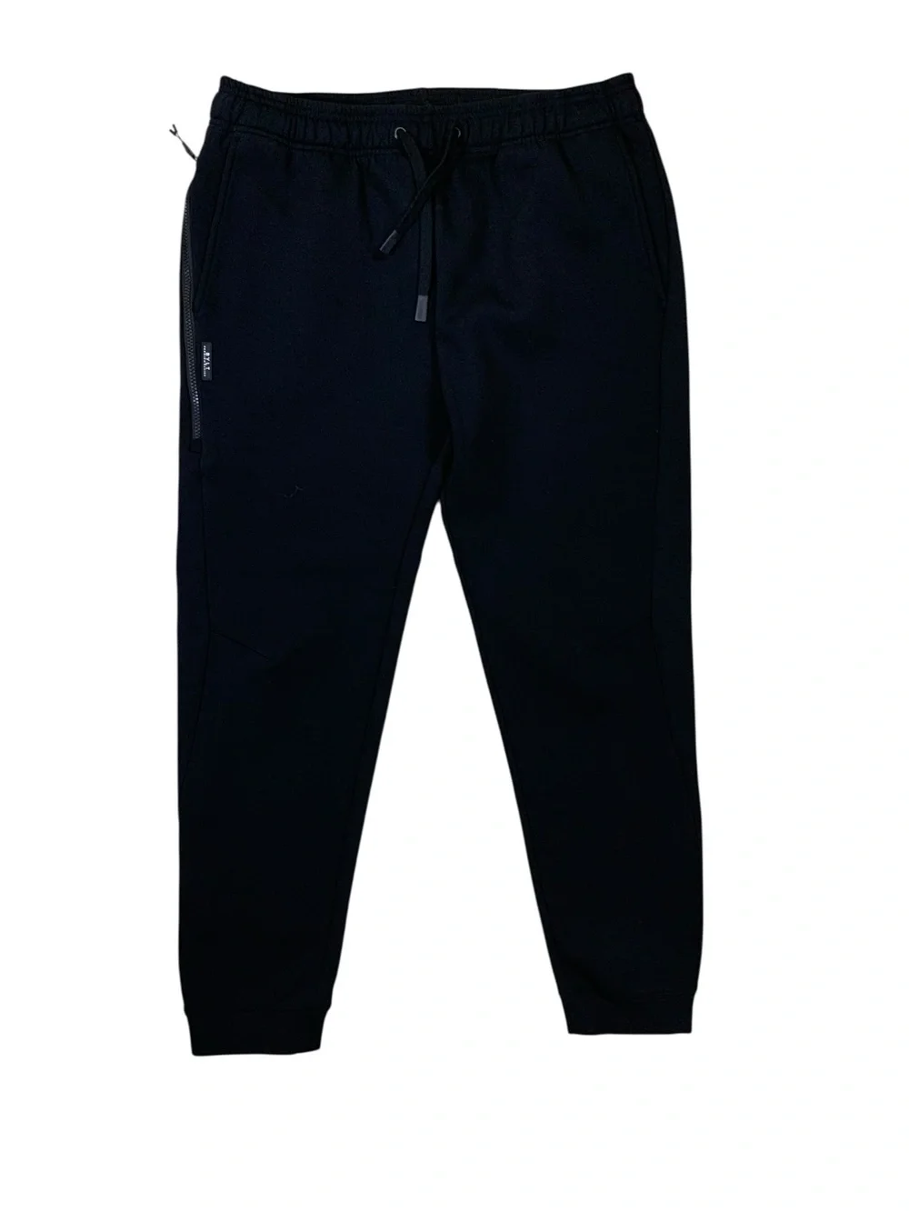 BYLT Premium Basics Black Jogger Sweatpants Athletic Lounge Zip Pocket Size XL